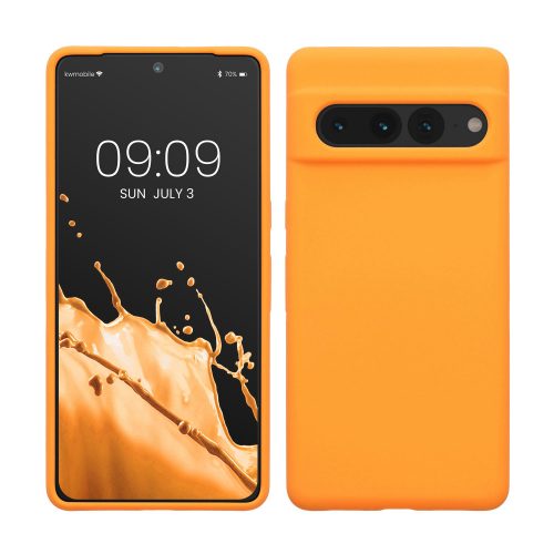 Θήκη kwmobile για Google Pixel 7 Pro, Silicone, Orange, 59452.150