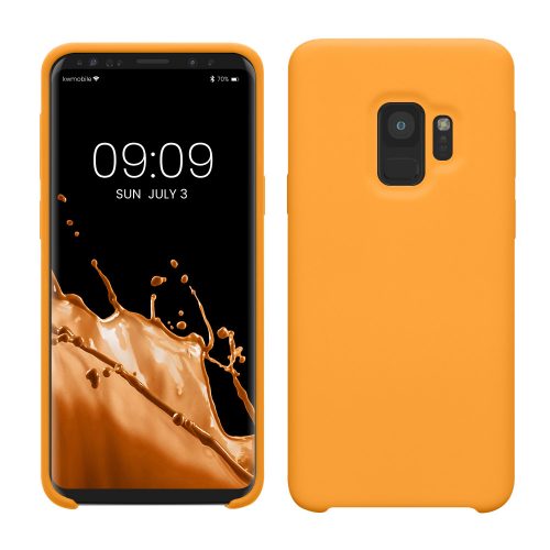 Θήκη kwmobile για Samsung Galaxy S9, Silicone, Orange, 44182.150