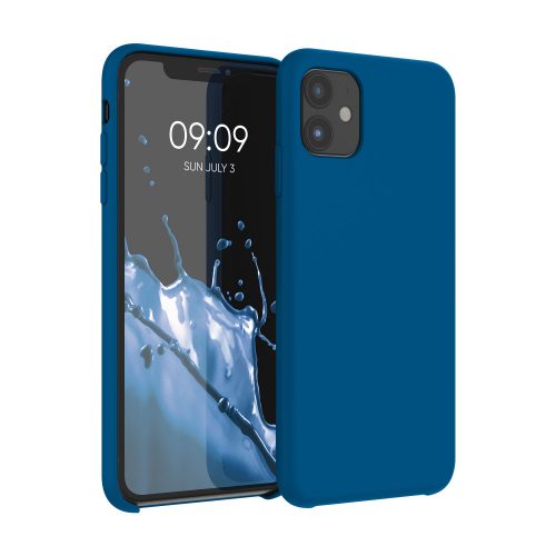 Θήκη Kwmobile για Apple iPhone 11, Silicone, Blue, 49724.228