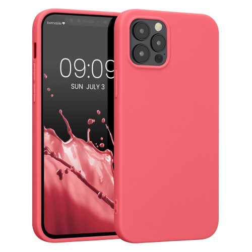 Θήκη kwmobile για Apple iPhone 12/iPhone 12 Pro, Silicone, Pink, 53939.103