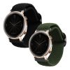 Σετ 2 ιμάντων για Huawei Watch GT 3 (42mm)/Watch GT 2 (42mm)/Watch 2, Kwmobile, Black/Green, Nylon, 59533.01