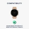 Σετ 2 ιμάντων για Huawei Watch GT 3 (42mm)/Watch GT 2 (42mm)/Watch 2, Kwmobile, Black/Green, Nylon, 59533.01