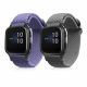 Σετ 2 λουριά για Garmin Venu Sq/Venu Sq Music, Kwmobile, Purple/Grey, Nylon, 59528.02