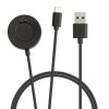 Καλώδιο φόρτισης USB για Garmin Venu 2/Venu Sq Music/Venu Sq, Kwmobile, Μαύρο, Πλαστικό, 59530.01