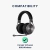 Σετ 2 kwmobile Earpads για Corsair Virtuoso RGB Wireless, Οικολογικό δέρμα, Μαύρο, 59504.01