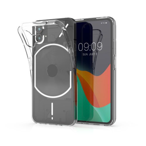 Θήκη Kwmobile για τίποτα Phone 1, Silicone, Transparent, 59564.03