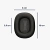 Σετ 2 kwmobile Earpads για Apple Airpods Max, Οικολογικό δέρμα, Μαύρο, 55895.01