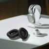 Σετ 2 kwmobile Earpads για Apple Airpods Max, Οικολογικό δέρμα, Μαύρο, 55895.01