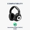 Σετ 2 μαξιλαριών αυτιών για ακουστικά Sennheiser RS160/RS170/RS180, Kwmobile, Μαύρο, Textile, 59704.01