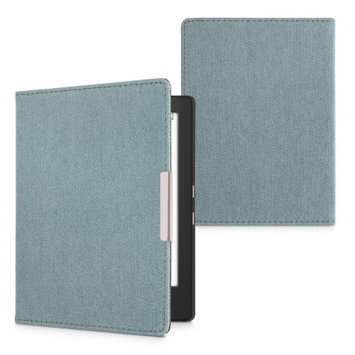 kwmobile Case for Kobo Aura H2O Edition 1, Blue, Textile, 59716.23