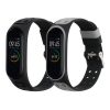 Σετ 2 ιμάντες kwmobile για Xiaomi Mi Band 4, Silicone, Black/Grey, 58889.02