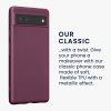 Θήκη kwmobile για Google Pixel 6a, Silicone, Purple, 57960.230