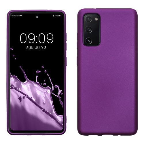 Θήκη kwmobile για Samsung Galaxy S20 FE, Silicone, Violet, 53930.240