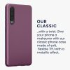 Θήκη kwmobile για Huawei P30, Silicone, Purple, 47411.115