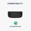 Θήκη kwmobile για JBL QUANTUM TWS, Silicone, Black, 59785.01