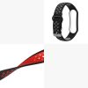 Σετ 2 ιμάντες kwmobile για Xiaomi Mi Smart Band 6/Mi Band 6/Band 5, Silicone, Grey/Red, 59792.01