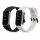 Σετ ιμάντες 2 kwmobile για Huawei Band 4, Silicone, Black/White, 59802.02