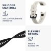 Σετ ιμάντες 2 kwmobile για Huawei Band 4, Silicone, Black/White, 59802.02