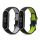 Σετ 2 ιμάντες kwmobile για Xiaomi Mi Smart Band 6/Mi Band 6/Band 5, Silicone, Grey/Green, 59792.02