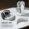 Σετ καλύμματα 2 kwmobile για Apple Airpods Max, Silicone, Black, 59790.02