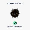 Σετ ιμάντων 2 kwmobile για Blackview X1 Smartwatch, Silicone, Black, 58170.04