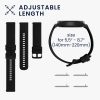 Σετ ιμάντων 2 kwmobile για Blackview X1 Smartwatch, Silicone, Black, 58170.04