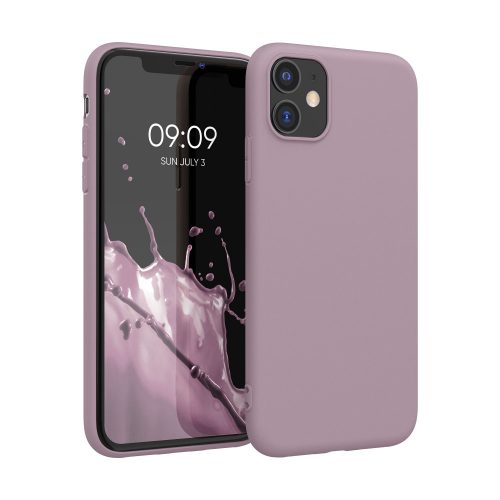 Θήκη kwmobile για Apple iPhone 11, Silicone, Purple, 49787.236