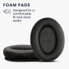 Σετ 2 Earpads kwmobile για Sennheiser HD660S /HD565/HD580, Οικολογικό δέρμα, Μαύρο, 59847.01