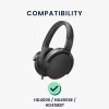 Σετ 2 kwmobile Earpads για Sennheiser HD400S/HD450SE/HD458BT, Οικολογικό δέρμα, Μαύρο, 59843.01