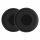 Σετ 2 kwmobile Earpads για Jabra Evolve 75, Οικολογικό δέρμα, Μαύρο, 59878.01