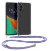 Προφυλακτήρας kwmobile για Xiaomi Mi Note 10/Note 10 Pro, Σιλικόνη, Διαφανές/Μωβ, 50950.108