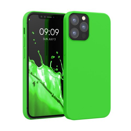 Θήκη Kwmobile για Apple iPhone 12/iPhone 12 Pro, Silicone, Green, 52641.44