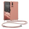 Προφυλακτήρας kwmobile για Vivo Y72 5G/Y52 5G, Silicone, Pink, 59899.154