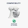 Κάλυμμα σκόνης Kwmobile για KitchenAid 4.3 - 4.8 l, Grey, Textile, 59987.01