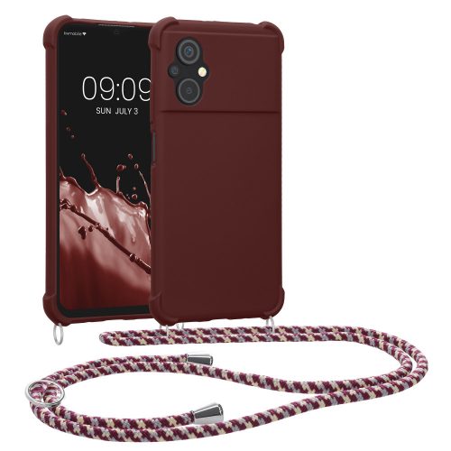 Προφυλακτήρας kwmobile για Xiaomi Poco M5, Silicon, Σκούρο καφέ, 59993.187