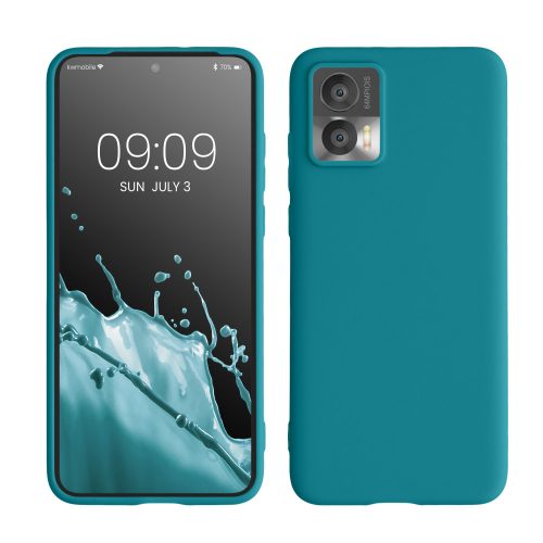 κάλυμμα kwmobile για Motorola Edge 30 Neo, Silicone, Blue, 60081.78