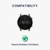 λουράκι kwmobile για Xiaomi Mi Watch/Mi Watch Color Sport, Φυσικό δέρμα, Καφέ/Μαύρο, 60119.18