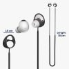 Σετ 2 Κορδόνια kwmobile για Samsung Galaxy Buds2 Pro, Σιλικόνη, Μαύρο/Μπλε, 60106.02