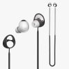 Σετ 2 Κορδόνια kwmobile για Samsung Galaxy Buds2 Pro, Σιλικόνη, Μαύρο/Μπλε, 60106.02