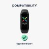 Σετ 2 ιμάντες kwmobile για OPPO Band Sport, Silicon, Black, 57437.09