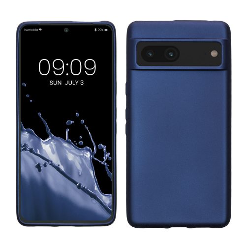 Θήκη kwmobile για Google Pixel 7, Silicone, Blue, 60132.64