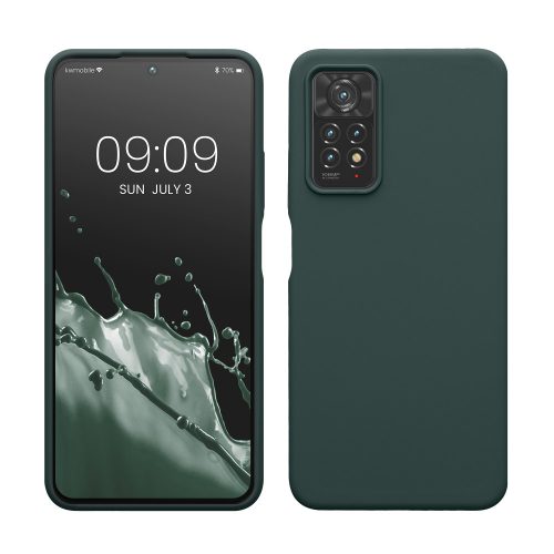 Κάλυμμα kwmobile για Xiaomi Redmi Note 11 Pro/Redmi Note 11 Pro 5G/Redmi Note 12 Pro, Silicone, Green, 57373.171