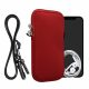 Kwmobile Universal Cover L - 6.5", Neoprene, Red, 58700.3.09