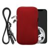 Kwmobile Universal Cover L - 6.5", Neoprene, Red, 58700.3.09