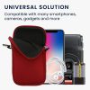 Kwmobile Universal Cover L - 6.5", Neoprene, Red, 58700.3.09