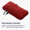 Kwmobile Universal Cover L - 6.5", Neoprene, Red, 58700.3.09