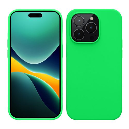 Θήκη kwmobile για Apple iPhone 14 Pro, Silicone, Green, 59073.44