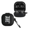 Θήκη kwmobile για Samsung Galaxy Buds 2 Pro/Galaxy Buds 2/Galaxy Buds Live, Silicone, Black/White, 58155.02