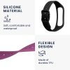 Σετ ιμάντες 2 kwmobile για Samsung Galaxy Fit 2, Silicone, Black/Purple, 53962.16