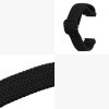 Λουράκι kwmobile για Huawei Band 7, Nylon, Black, 59428.01